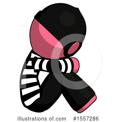 Royalty-Free (RF) Pink Design Mascot Clipart Illustration by Leo Blanchette - Stock Sample #1557286