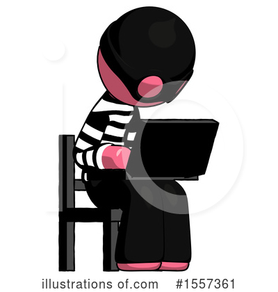 Royalty-Free (RF) Pink Design Mascot Clipart Illustration by Leo Blanchette - Stock Sample #1557361