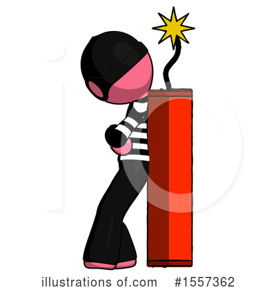 Royalty-Free (RF) Pink Design Mascot Clipart Illustration by Leo Blanchette - Stock Sample #1557362