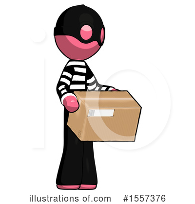 Royalty-Free (RF) Pink Design Mascot Clipart Illustration by Leo Blanchette - Stock Sample #1557376