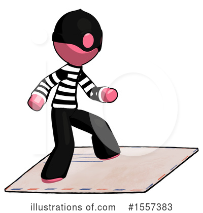 Royalty-Free (RF) Pink Design Mascot Clipart Illustration by Leo Blanchette - Stock Sample #1557383
