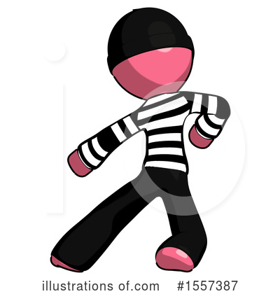 Royalty-Free (RF) Pink Design Mascot Clipart Illustration by Leo Blanchette - Stock Sample #1557387