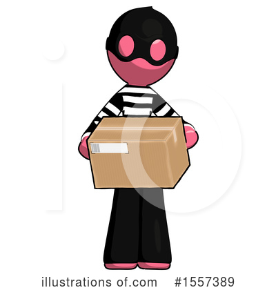 Royalty-Free (RF) Pink Design Mascot Clipart Illustration by Leo Blanchette - Stock Sample #1557389