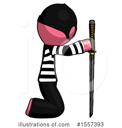 Royalty-Free (RF) Pink Design Mascot Clipart Illustration by Leo Blanchette - Stock Sample #1557393
