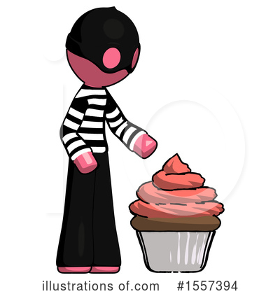 Royalty-Free (RF) Pink Design Mascot Clipart Illustration by Leo Blanchette - Stock Sample #1557394