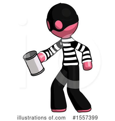 Royalty-Free (RF) Pink Design Mascot Clipart Illustration by Leo Blanchette - Stock Sample #1557399