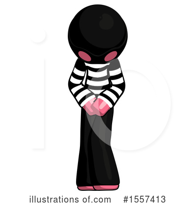 Royalty-Free (RF) Pink Design Mascot Clipart Illustration by Leo Blanchette - Stock Sample #1557413
