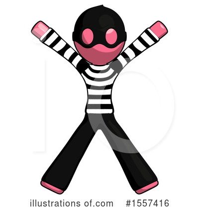 Royalty-Free (RF) Pink Design Mascot Clipart Illustration by Leo Blanchette - Stock Sample #1557416