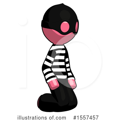 Royalty-Free (RF) Pink Design Mascot Clipart Illustration by Leo Blanchette - Stock Sample #1557457
