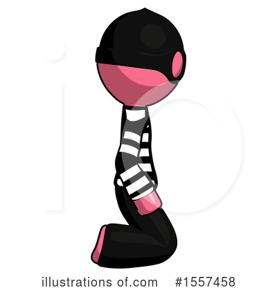 Royalty-Free (RF) Pink Design Mascot Clipart Illustration by Leo Blanchette - Stock Sample #1557458