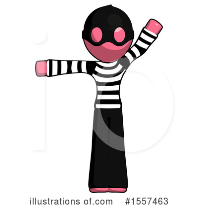 Royalty-Free (RF) Pink Design Mascot Clipart Illustration by Leo Blanchette - Stock Sample #1557463