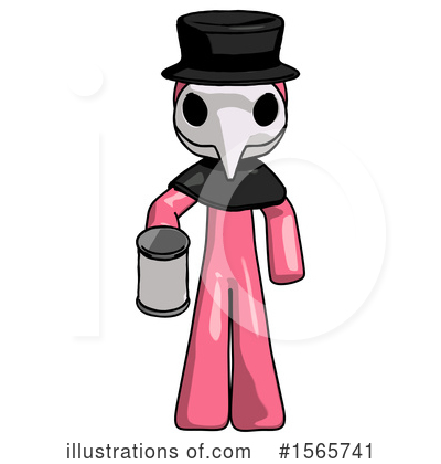 Royalty-Free (RF) Pink Design Mascot Clipart Illustration by Leo Blanchette - Stock Sample #1565741