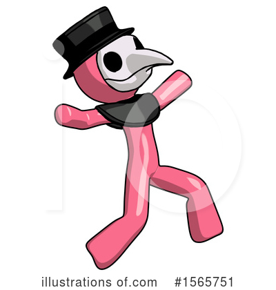 Royalty-Free (RF) Pink Design Mascot Clipart Illustration by Leo Blanchette - Stock Sample #1565751