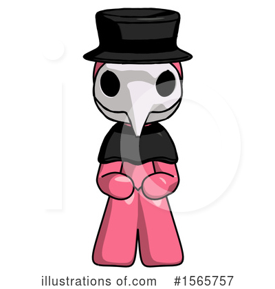 Royalty-Free (RF) Pink Design Mascot Clipart Illustration by Leo Blanchette - Stock Sample #1565757