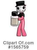 Pink Design Mascot Clipart #1565759 by Leo Blanchette