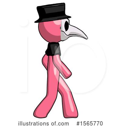 Royalty-Free (RF) Pink Design Mascot Clipart Illustration by Leo Blanchette - Stock Sample #1565770