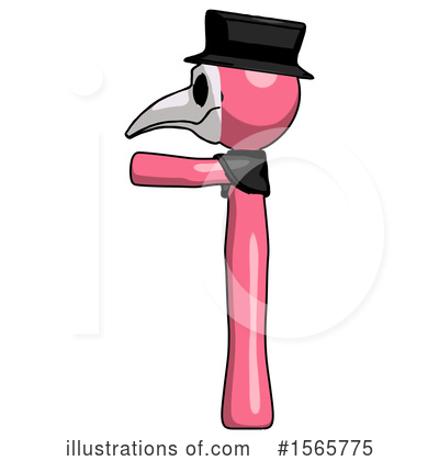 Royalty-Free (RF) Pink Design Mascot Clipart Illustration by Leo Blanchette - Stock Sample #1565775