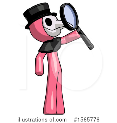 Royalty-Free (RF) Pink Design Mascot Clipart Illustration by Leo Blanchette - Stock Sample #1565776