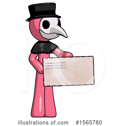 Royalty-Free (RF) Pink Design Mascot Clipart Illustration by Leo Blanchette - Stock Sample #1565780