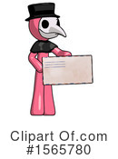 Pink Design Mascot Clipart #1565780 by Leo Blanchette