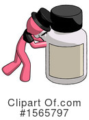 Pink Design Mascot Clipart #1565797 by Leo Blanchette