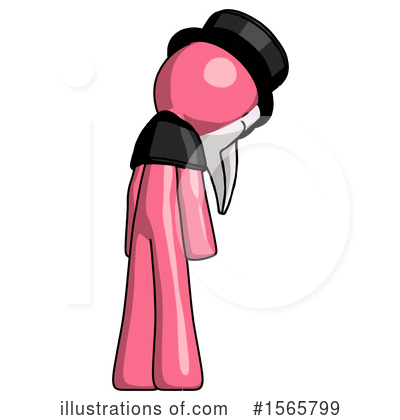 Royalty-Free (RF) Pink Design Mascot Clipart Illustration by Leo Blanchette - Stock Sample #1565799