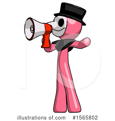Royalty-Free (RF) Pink Design Mascot Clipart Illustration by Leo Blanchette - Stock Sample #1565802