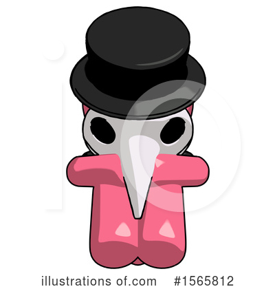 Royalty-Free (RF) Pink Design Mascot Clipart Illustration by Leo Blanchette - Stock Sample #1565812