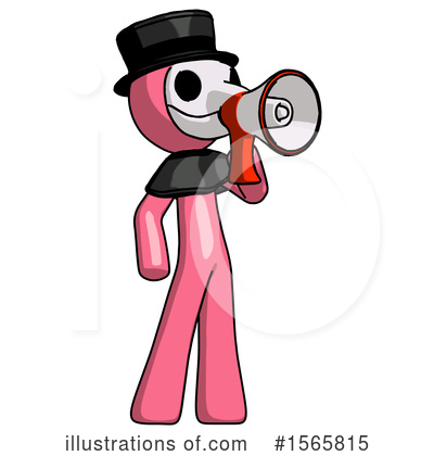 Royalty-Free (RF) Pink Design Mascot Clipart Illustration by Leo Blanchette - Stock Sample #1565815