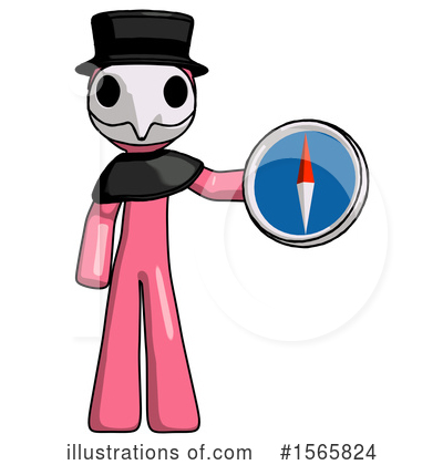Royalty-Free (RF) Pink Design Mascot Clipart Illustration by Leo Blanchette - Stock Sample #1565824