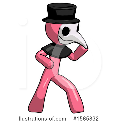 Royalty-Free (RF) Pink Design Mascot Clipart Illustration by Leo Blanchette - Stock Sample #1565832