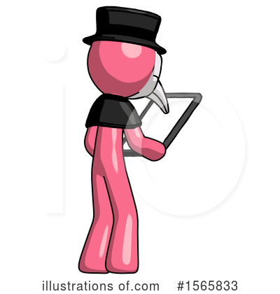 Royalty-Free (RF) Pink Design Mascot Clipart Illustration by Leo Blanchette - Stock Sample #1565833