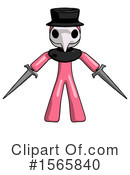 Pink Design Mascot Clipart #1565840 by Leo Blanchette