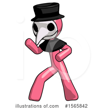 Royalty-Free (RF) Pink Design Mascot Clipart Illustration by Leo Blanchette - Stock Sample #1565842