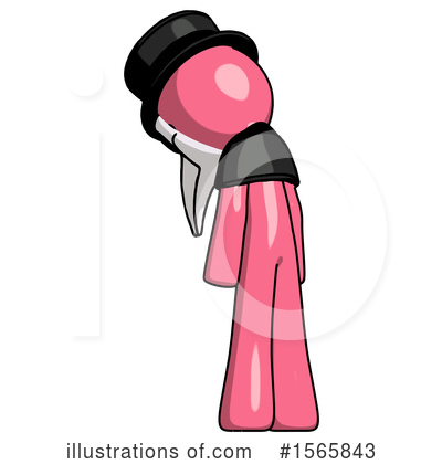 Royalty-Free (RF) Pink Design Mascot Clipart Illustration by Leo Blanchette - Stock Sample #1565843