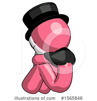 Royalty-Free (RF) Pink Design Mascot Clipart Illustration by Leo Blanchette - Stock Sample #1565846