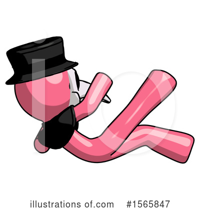 Royalty-Free (RF) Pink Design Mascot Clipart Illustration by Leo Blanchette - Stock Sample #1565847