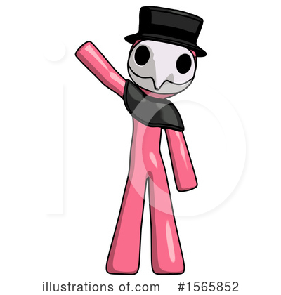 Royalty-Free (RF) Pink Design Mascot Clipart Illustration by Leo Blanchette - Stock Sample #1565852