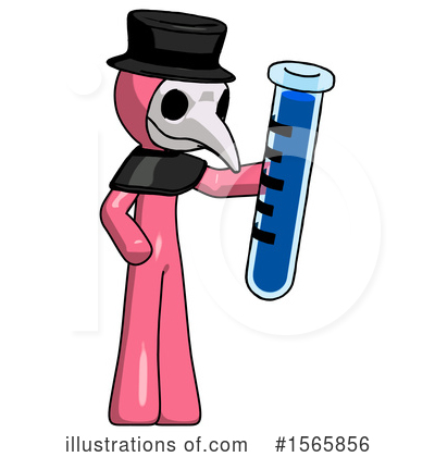 Royalty-Free (RF) Pink Design Mascot Clipart Illustration by Leo Blanchette - Stock Sample #1565856