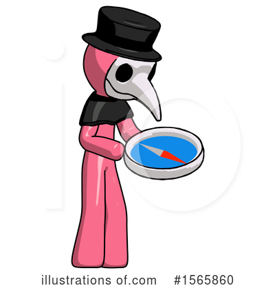 Royalty-Free (RF) Pink Design Mascot Clipart Illustration by Leo Blanchette - Stock Sample #1565860