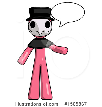 Royalty-Free (RF) Pink Design Mascot Clipart Illustration by Leo Blanchette - Stock Sample #1565867