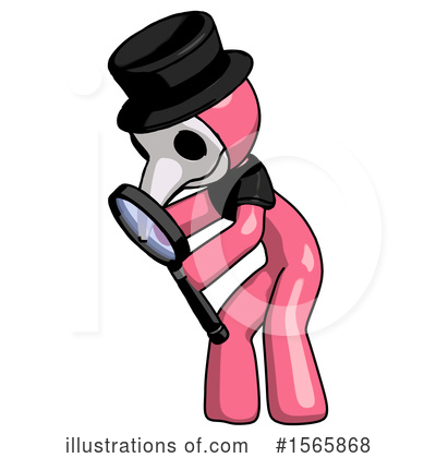 Royalty-Free (RF) Pink Design Mascot Clipart Illustration by Leo Blanchette - Stock Sample #1565868