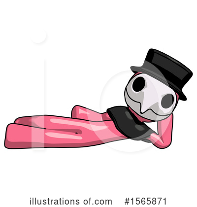 Royalty-Free (RF) Pink Design Mascot Clipart Illustration by Leo Blanchette - Stock Sample #1565871