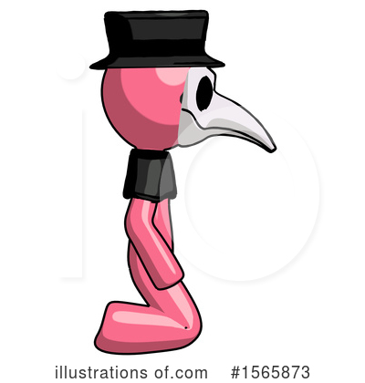 Royalty-Free (RF) Pink Design Mascot Clipart Illustration by Leo Blanchette - Stock Sample #1565873