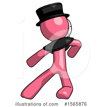 Royalty-Free (RF) Pink Design Mascot Clipart Illustration by Leo Blanchette - Stock Sample #1565876
