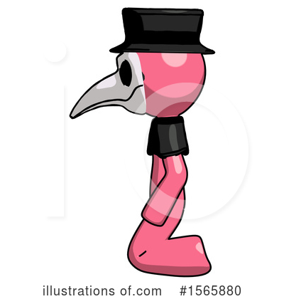 Royalty-Free (RF) Pink Design Mascot Clipart Illustration by Leo Blanchette - Stock Sample #1565880