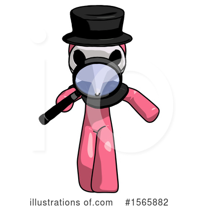 Royalty-Free (RF) Pink Design Mascot Clipart Illustration by Leo Blanchette - Stock Sample #1565882