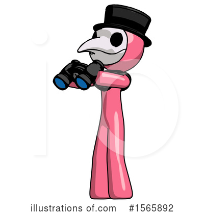 Royalty-Free (RF) Pink Design Mascot Clipart Illustration by Leo Blanchette - Stock Sample #1565892