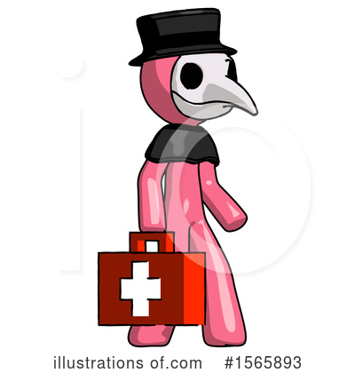 Royalty-Free (RF) Pink Design Mascot Clipart Illustration by Leo Blanchette - Stock Sample #1565893