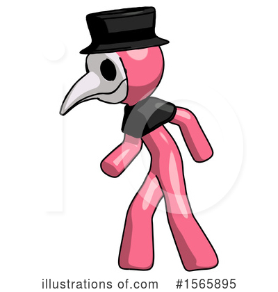 Royalty-Free (RF) Pink Design Mascot Clipart Illustration by Leo Blanchette - Stock Sample #1565895